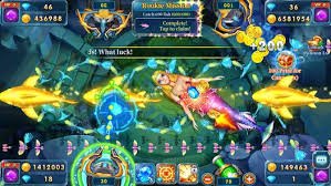 Màn hình game bắn cá cuwin với đồ họa đại dương và nhiều loài cá đặc biệt